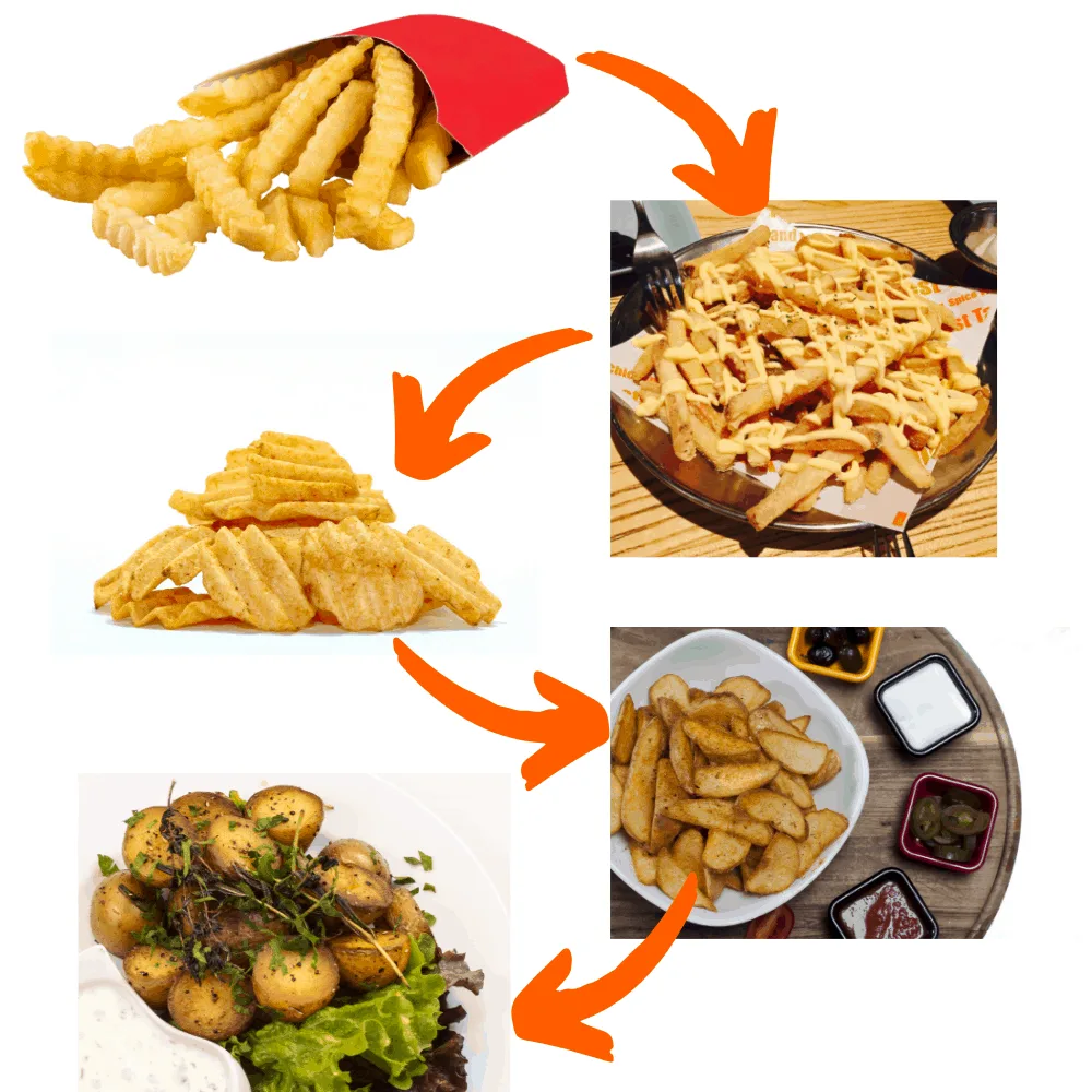 image of french fries and potatoes for picky eaters