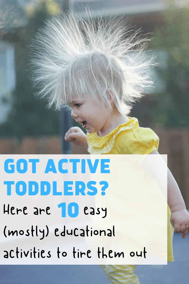 active toddler activities pinterest image