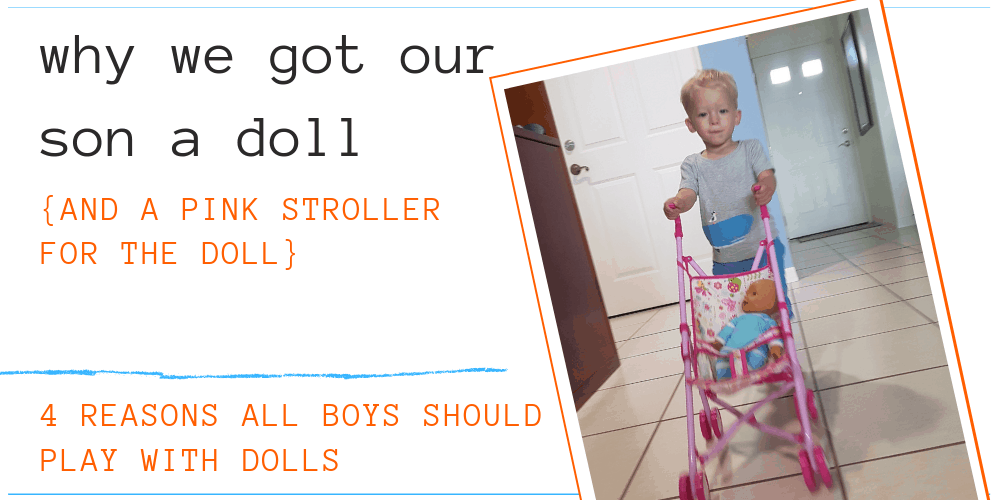 boys doll stroller