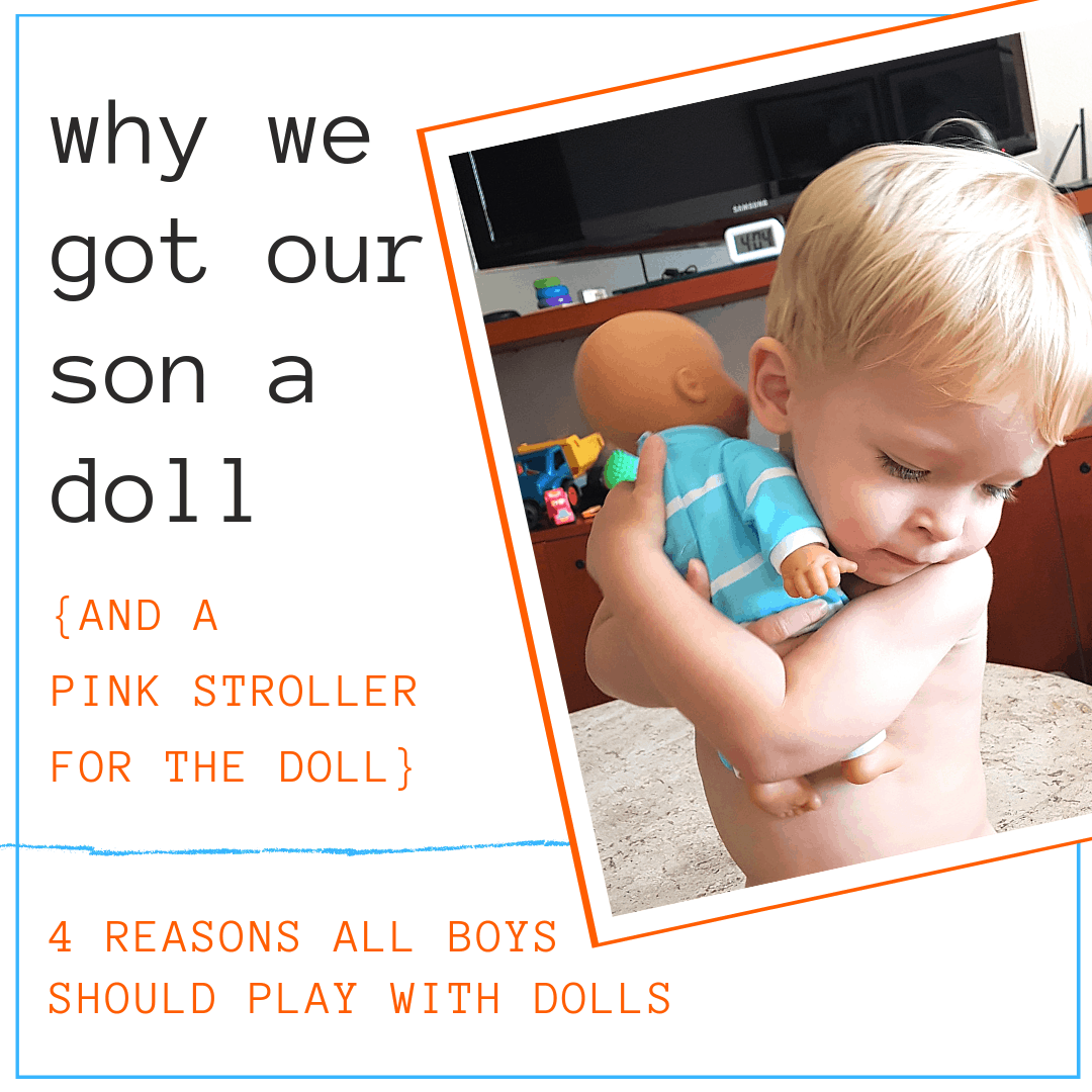 reasons to let boy play with dolls graphic