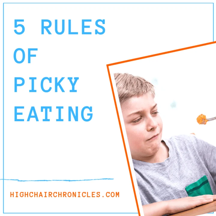 rules of picky eating graphic