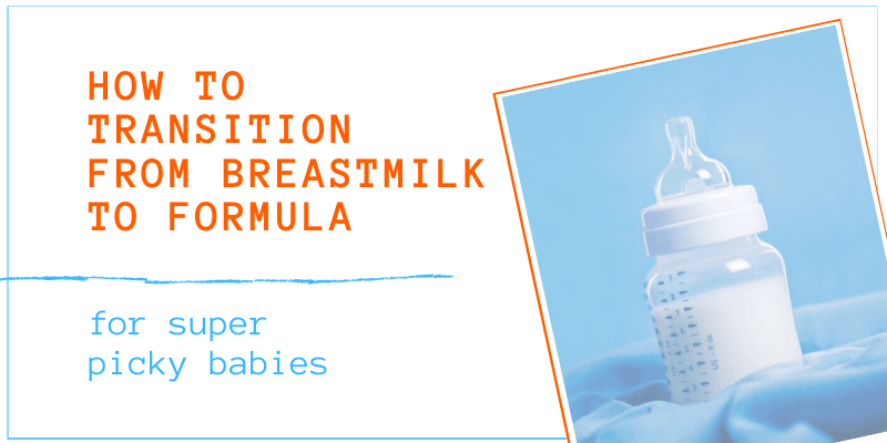 breastfeeding to formula transition