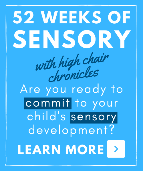 graphic of 52 weeks of sensory