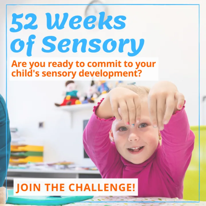 52 weeks of sensory activities for toddler graphic
