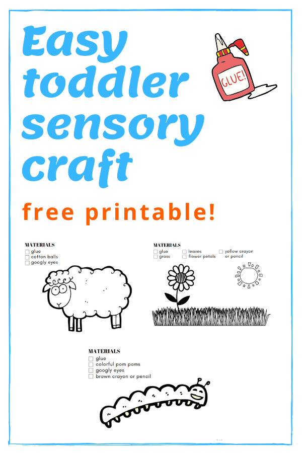pinterest graphic for free toddler sensory printable