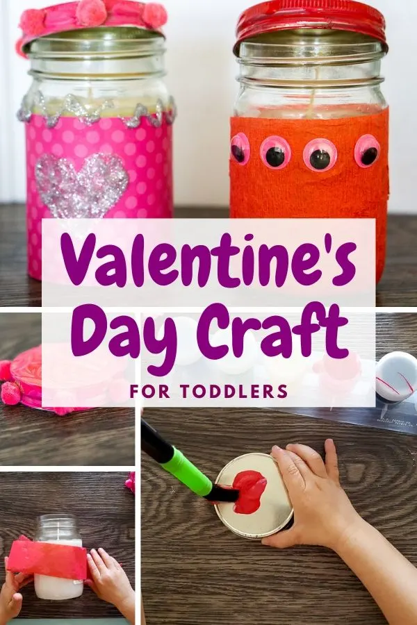 valentine's day toddler craft pinterest graphic