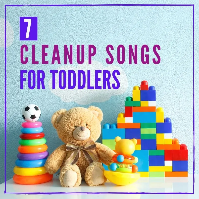 cleanup songs for toddlers graphic