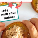 3 ingredient tuna salad - cooking with toddlers graphic