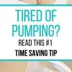 pumping time saving tip graphic