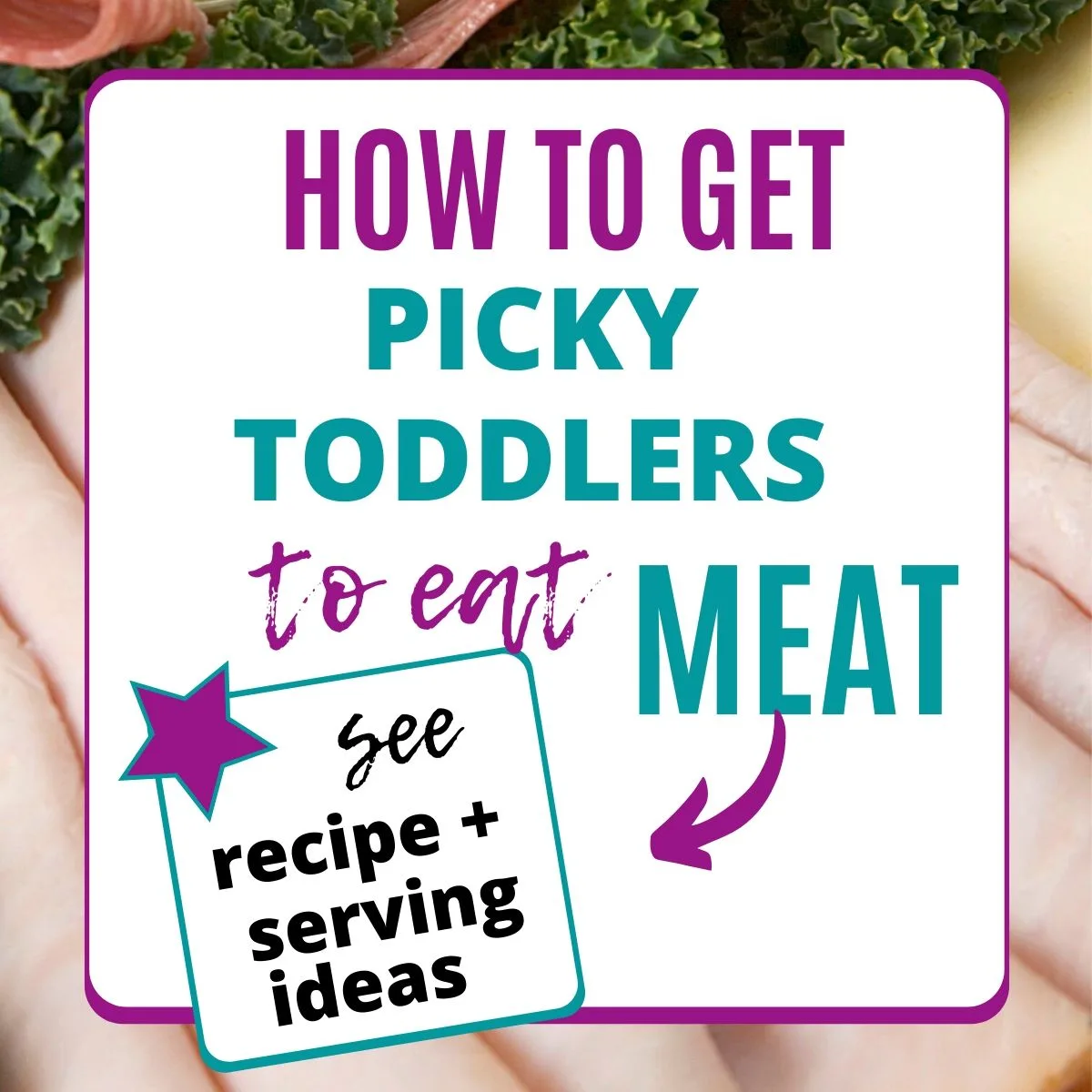 how to get picky toddlers to eat meat graphic