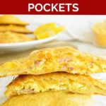 pinnable image of toddler breakfast pockets