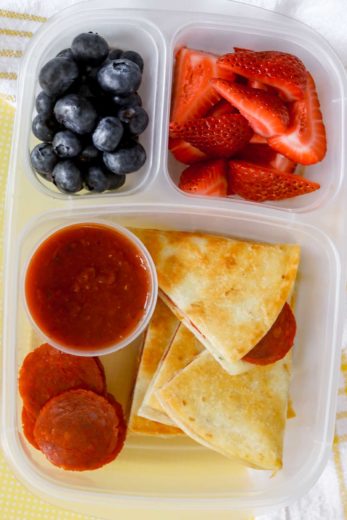 Pepperoni Pizzadillas (Easy Lunch Idea!) - High Chair Chronicles