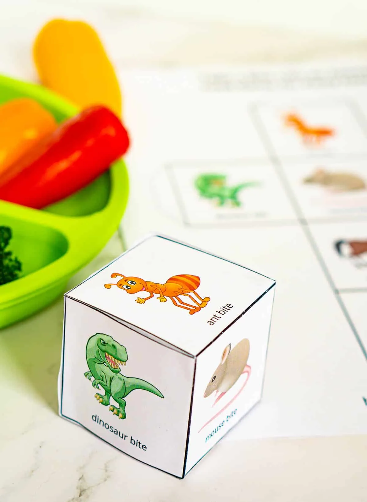Picky Eating Dice Game for Kids (Free Printable!) - High Chair Chronicles