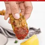 Pinterest image with text: hidden veggie tater tots - baked, not fried