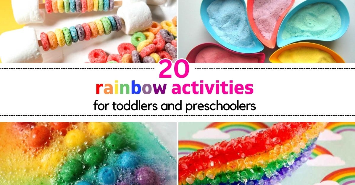 20 Rainbow Activities for Preschoolers - High Chair Chronicles